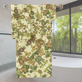 Gek patroon van geometrische vormen, natuurlijke k bad handdoek