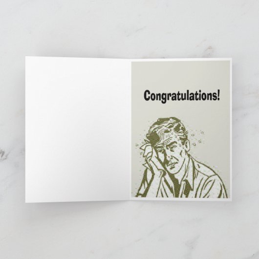 Gek proficiat kaart (Binnen)