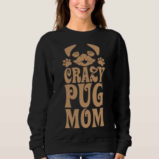 Gek Pug Mom Classic T-Shirt 285 (Voorkant)