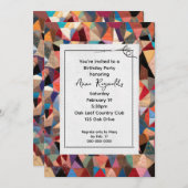 Gek Quiltpatroon met naaldpartij Kaart (Voorkant / Achterkant)