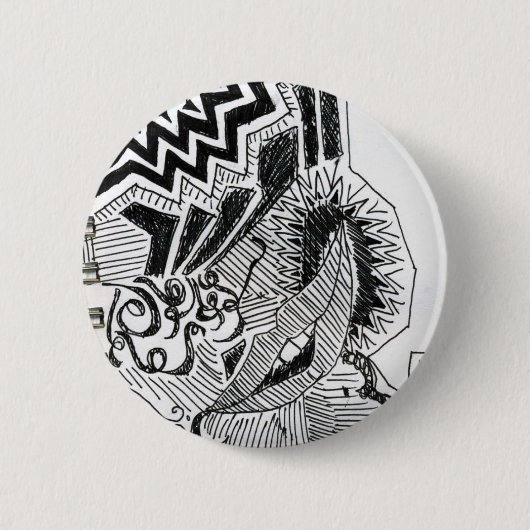 gek ronde button 5,7 cm (Voorkant)