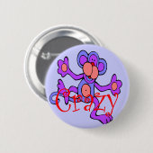 gek ronde button 5,7 cm (Voorkant /achterkant)