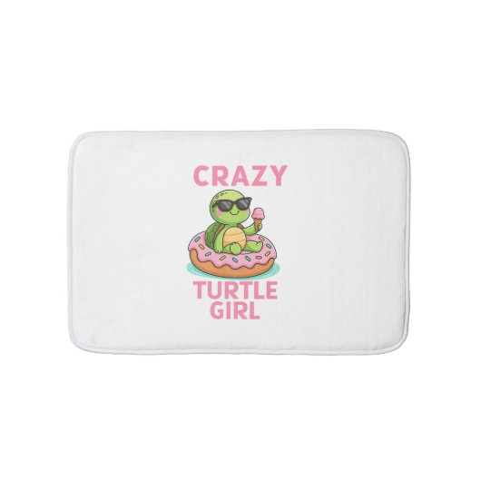 Gek schildpadmeisje badmat (Voorkant)