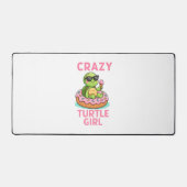 Gek schildpadmeisje bureaumat (Voorkant)