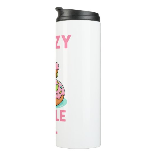 Gek schildpadmeisje thermosbeker (Geroteerd rechts)