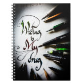 Gek schrijver manifest notitieboek (Voorkant)