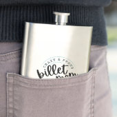 Gek, trots, altijd luide Hockey Billet Moeder hand Flacon (Voorbeeld)