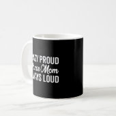 Gek Trots Dans Moeder Altijd Luid Dansen Moeder's Koffiemok (Voorkant links)