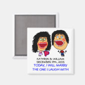 Gek Trouwen met mijn beste vriend Magneet (Voorkant / Achterkant)