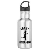 Gek Ultra Running Meisje Waterfles (Voorkant)