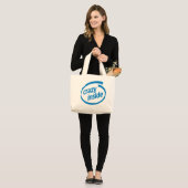 Gek van binnen grote tote bag (Voorkant (model))