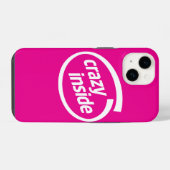 Gek van binnen iPhone hoesje (Achterkant horizontaal)