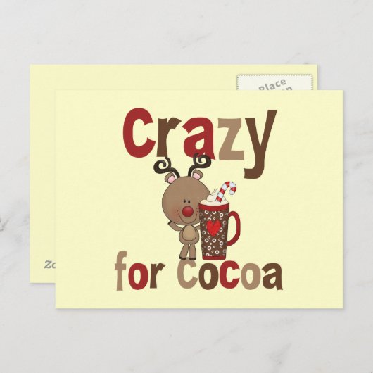Gek voor Cacao Briefkaart (Voorkant / Achterkant)