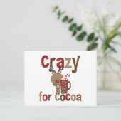 Gek voor Cacao Briefkaart (Staand voorkant)