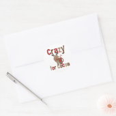 Gek voor Cacao Ronde Sticker (Envelop)