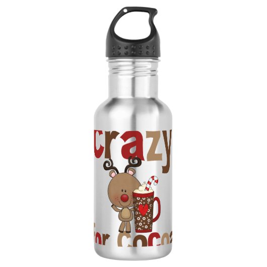 Gek voor cacao waterfles  (Voorkant)