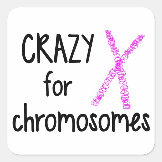 Gek voor chromosomen Sticker Sheet (Voorkant)