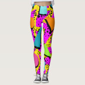 Gek voor de jaren 80 leggings (Voorkant)