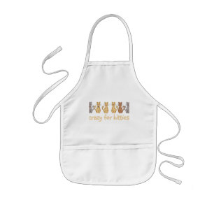 Gek voor de T-shirts en de Giften van Katten Kinder Schort