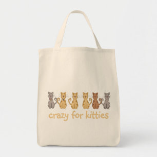 Gek voor de T-shirts en de Giften van Katten Tote Bag