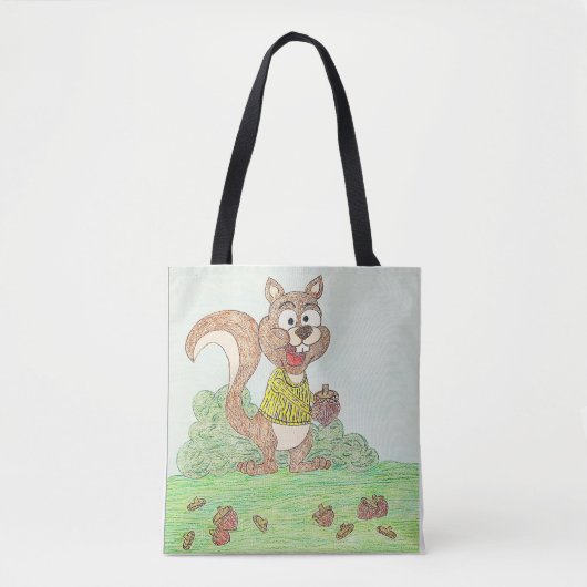 Gek voor noten tote bag (Voorkant)