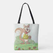Gek voor noten tote bag (Achterkant)