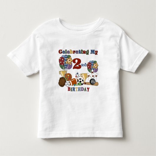 Gek Voor Sport 2e Verjaardag T-shirts en geschenke (Voorkant)