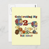 Gek Voor Sport 2e Verjaardag T-shirts en geschenke Briefkaart (Voorkant / Achterkant)