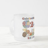 Gek Voor Sport 2e Verjaardag T-shirts en geschenke Matglas Koffiemok (Voorkant links)