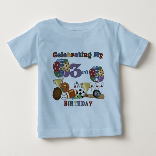 Gek Voor Sport 3e Verjaardag Tshirts en geschenken (Voorkant)