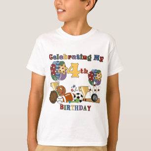 Gek Voor Sport 4e Verjaardag T-shirts en geschenke