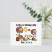 Gek Voor Sport 4e Verjaardag T-shirts en geschenke Briefkaart (Staand voorkant)