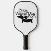 Gek Wiener Hond Mam Pickleball Paddle (Voorkant)