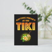 Gek worden bij de Tiki Briefkaart (Staand voorkant)