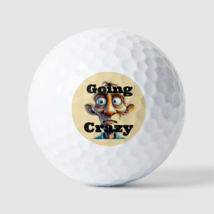 Gek worden golfballen