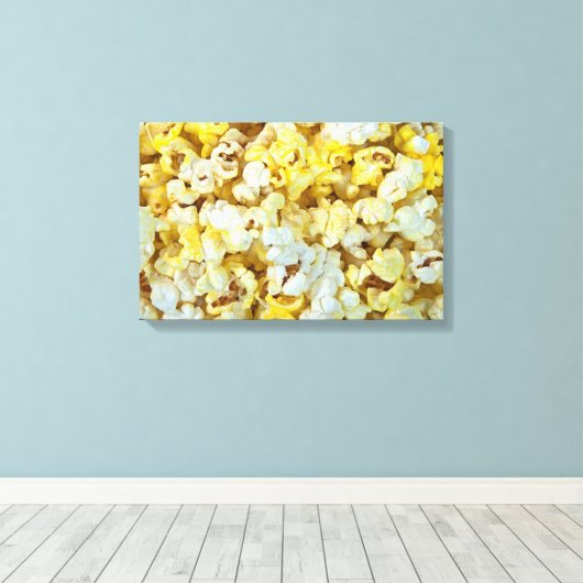 gekaapt popcorn canvas afdruk (Insitu (Houten vloer))