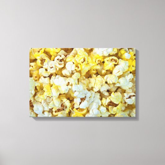 gekaapt popcorn canvas afdruk (Voorkant)