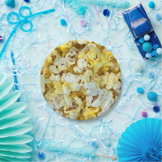 gekaapt popcorn papieren bordje (Feest)