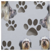 Gekaarde Collie Naadloos weefsel Stof (Swatch)