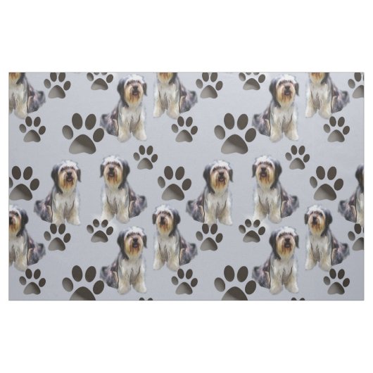 Gekaarde Collie Naadloos weefsel Stof (Fat Quarter)