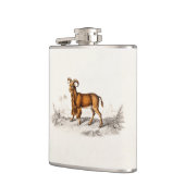 gekaarde geitenvangers heupfles (Links)