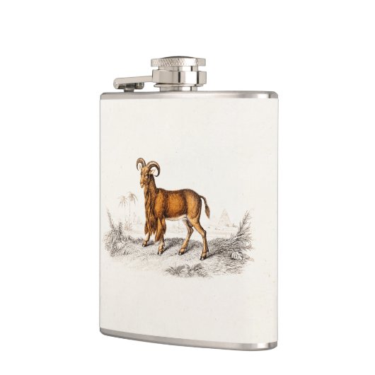 gekaarde geitenvangers heupfles (Links)