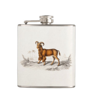 gekaarde geitenvangers heupfles