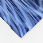 Gekaarde Lininear2 Blauw - Vluchtige Blanket Fleece Deken (Hoek)
