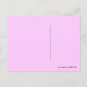 Gekaderd Roze Hart Spiraal Mis Je Briefkaart (Achterkant)