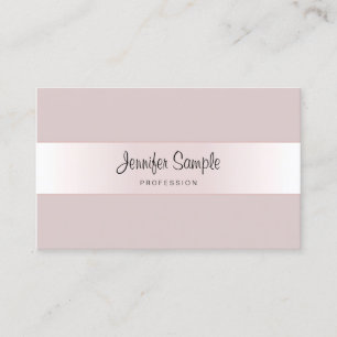 Gekalligrafeerd Sjabloon Script Elegant Modern Lux Visitekaartje