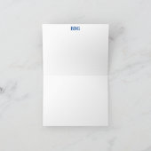 GEKANTELD GEPERSONALISEERD INITIAAL, architectural Notitiekaartje (Binnen)