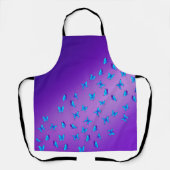 gekantelde Butterflies Schort (Voorkant)