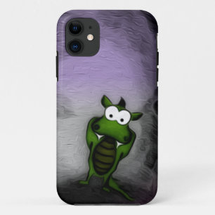 gekantelde draak iPhone 11 hoesje