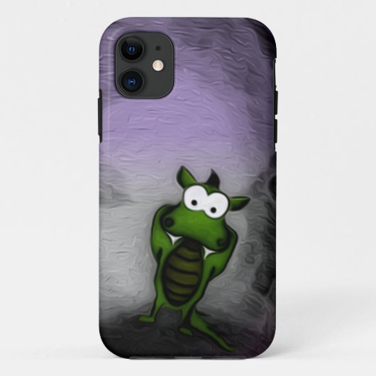 gekantelde draak Case-Mate iPhone case (Achterkant)